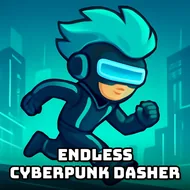 Endless Cyberpunk Dasher - Cyberpunk Street game