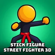 Stick Figure Street Fighter 3D - Retro Brawlers game